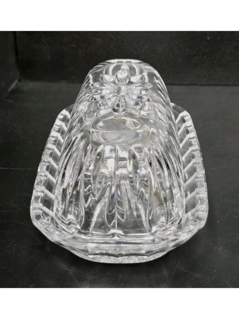 Marquis by Waterford Sheridan Clear Crystal Covered Butter Dish 7.5